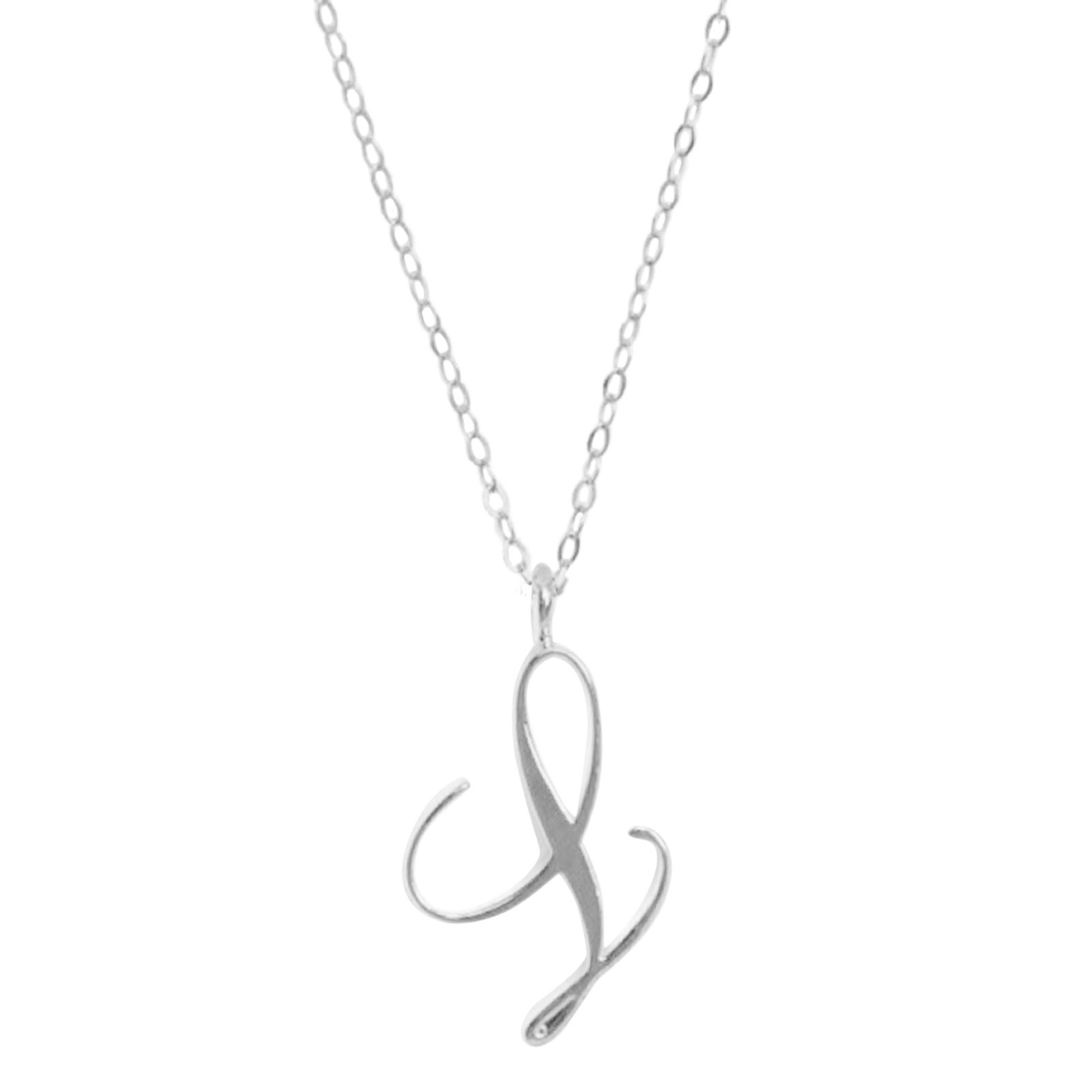 Anheng klassisk halskjede til kvinne 26 bokstaver engelsk kjede bokstav krageben hjem gjør-det-selv kjede choker rustfritt stål dame choker: sortere sinkbelagt