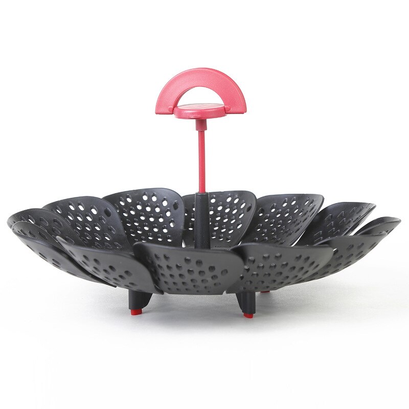 Keuken Fruit Stoomboot Mand Draagbare Lotus Soort Intrekbare Vouwen Rack Koekjes Plank Kookgerei Bakken Tray Stand Schotel Stoomboot