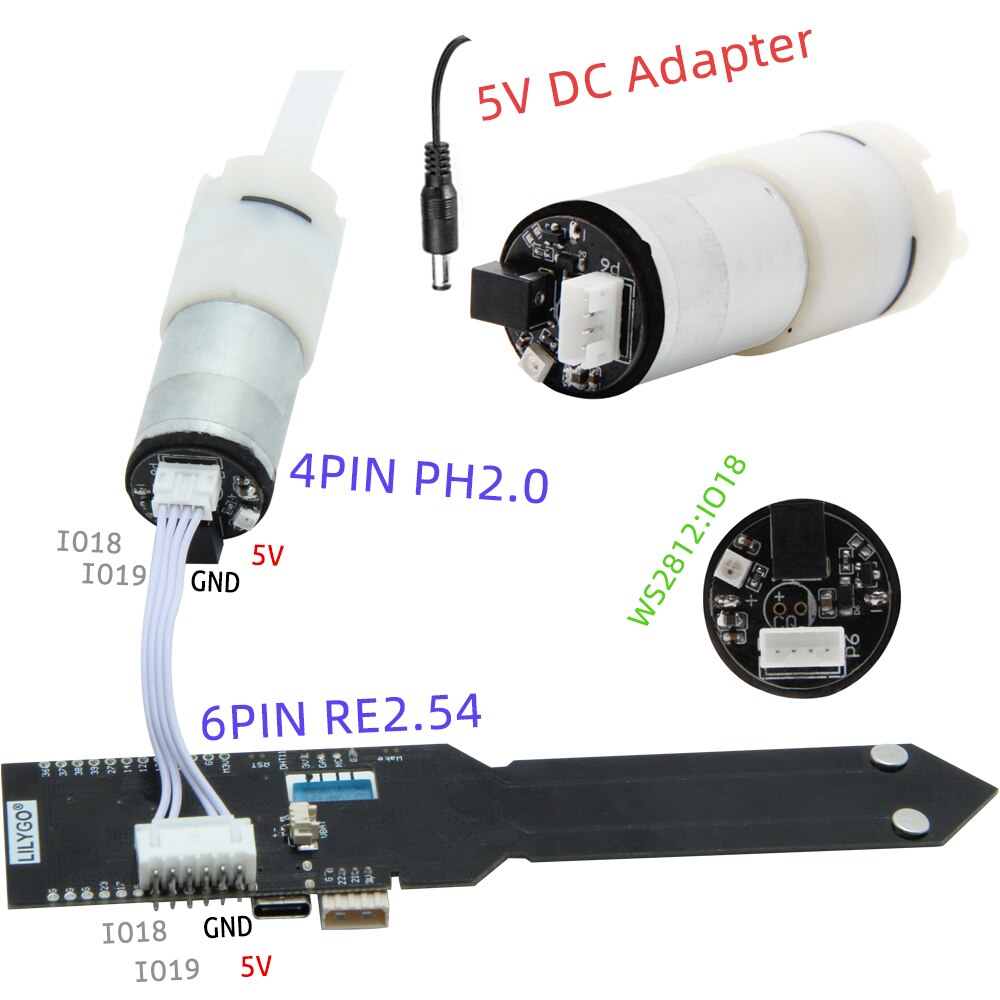Lilygo ttgo t higrow esp32 wifi en bluetooth batte grandado