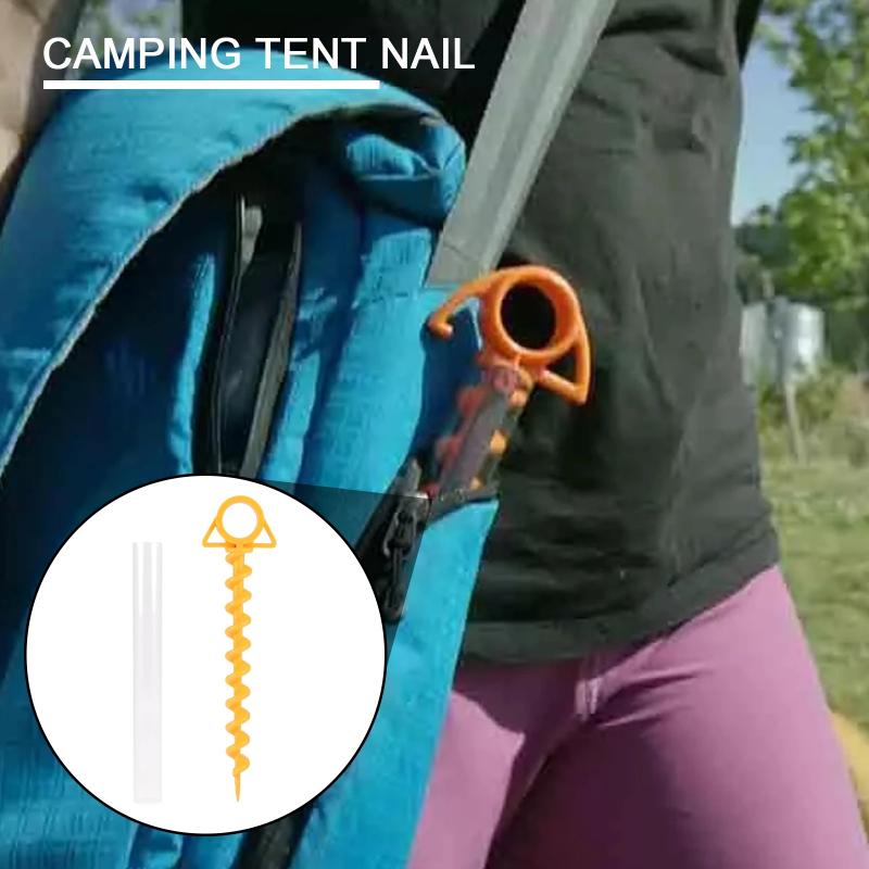 Camping Zelt Reise Kunststoff Schraube Erdanker Zelt Nagel Heringe draussen Wohnmobil Zubehör Strand Sand Heringe Markise Stange