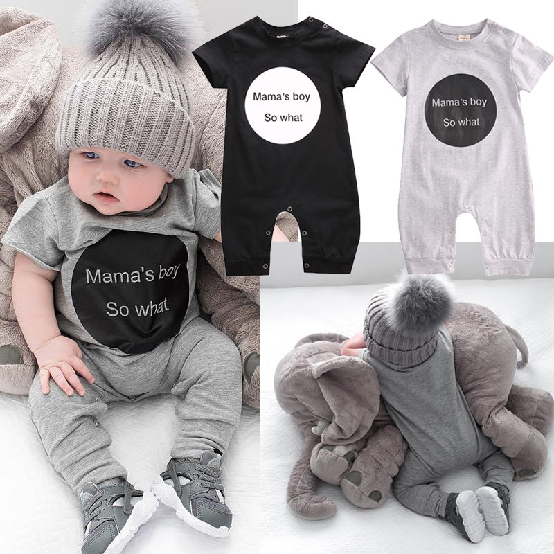 Pudcoco bébé garçon combinaison 0-24M enfant en bas âge enfants -né garçons coton barboteuse combinaisons tenues Sunsuit vêtements d'été