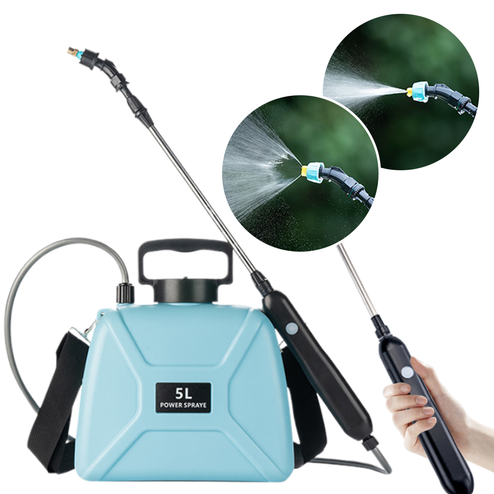 5/8L Gärten Elektrische Spritzgerät Garten Spritzgerät Schulter Automatische Garten Pflanze Spritzgerät Zerstäubung Bewässerung Blumen Bewässerung Zu
