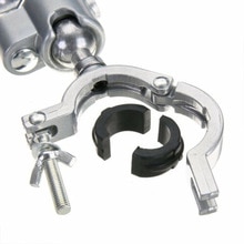 360 ° pince meuleuse banc etau pince outil réglable en alliage d'aluminium argent pince-On meuleuse support banc étau fixation anneau