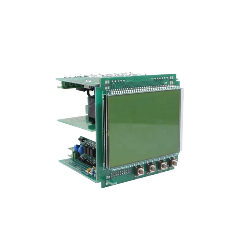 Trefaset digitalt multimeter strømstrøm og spændingstester digital lcd-smartmåler med  rs485 96 × 96mm 80 × 80mm