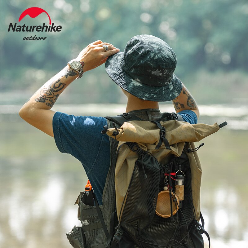 Naturehike campingkappe, faltbar, sonnenschutz, sommerhut, uv-schutz, ufp 50+ , für outdoor-aktivitäten wie wandern, reisen, radfahren und camping,  nh21 fs 538