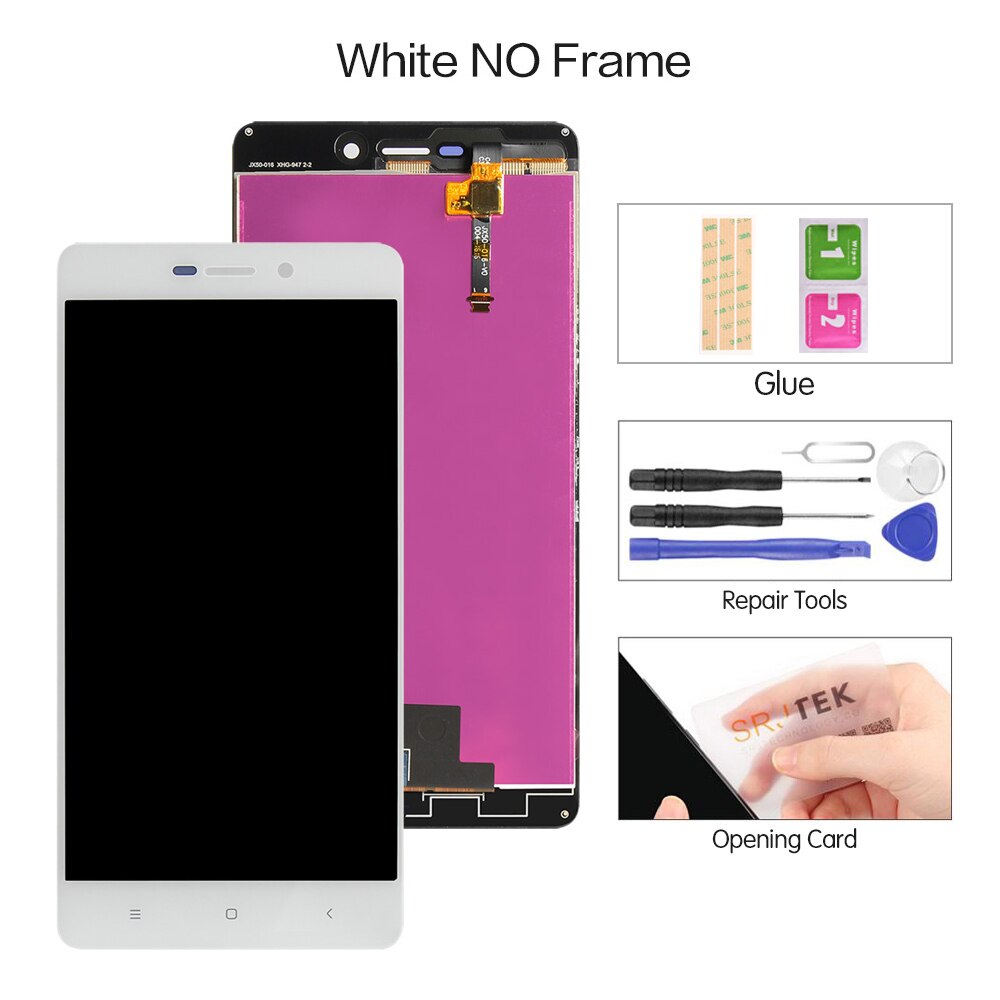 Original LCD For XIAOMI Redmi 3S LCD Display Touch Screen Frame Replacement For XIAOMI Redmi 3 LCD Display Redmi 3X 3 Pro S LCD: White no Frame