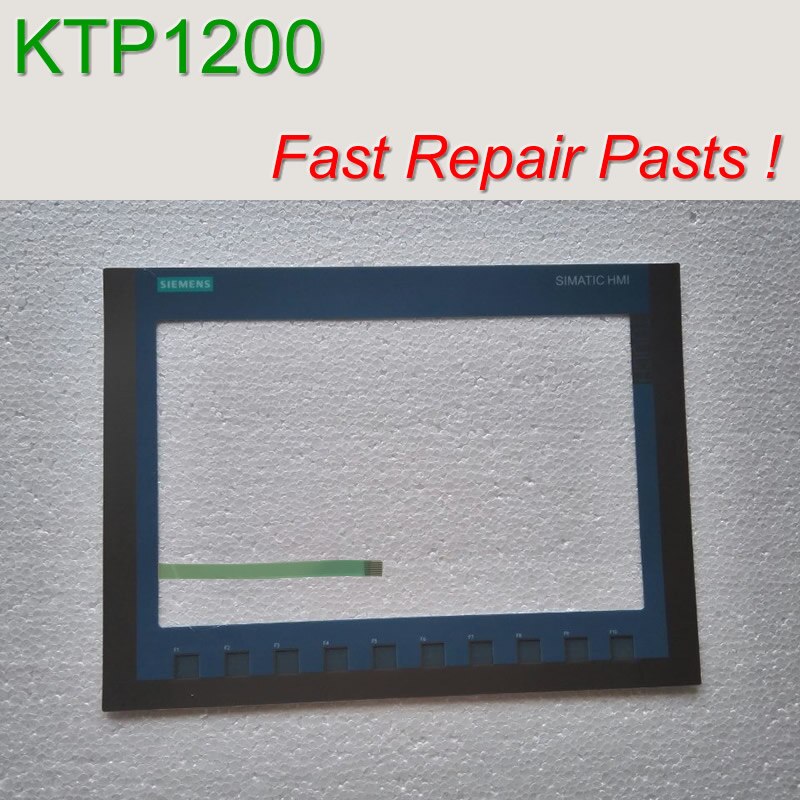 Clavier à Membrane KTP1200 + verre tactile, pour la réparation du panneau HMI simatique ~ à faire soi-même, en stock