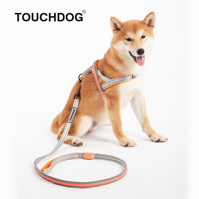 Touchdog koiran valjaat led valot koiran talutushihna heijastavat koiran kaulapannat valjaat koirille lemmikkitarvikkeet pienet keskisuuret koirat
