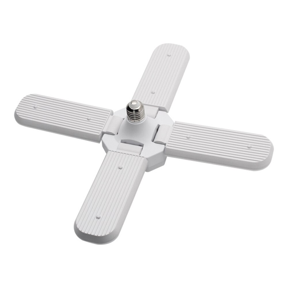 Foldable Fan Shaped Garage Ceiling Lamp LED Garage Lights Foldable E27 Bulb 2835 246LED Warehouse Market Lights