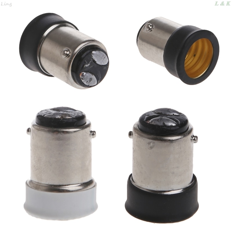 B15 Male Naar E14 Vrouwelijke Lamp Socket Licht Extender Adapter Converter Houder