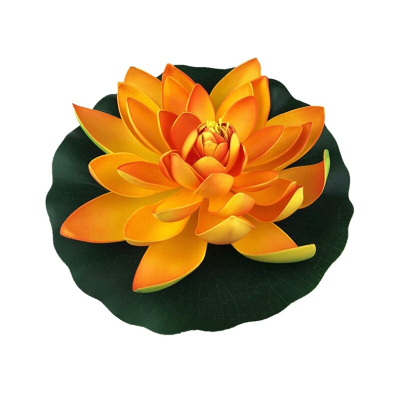 Pool Fish Tank Simulation Flower Decoration Simulation Water Lily Outdoor Garden Sculptures: 11