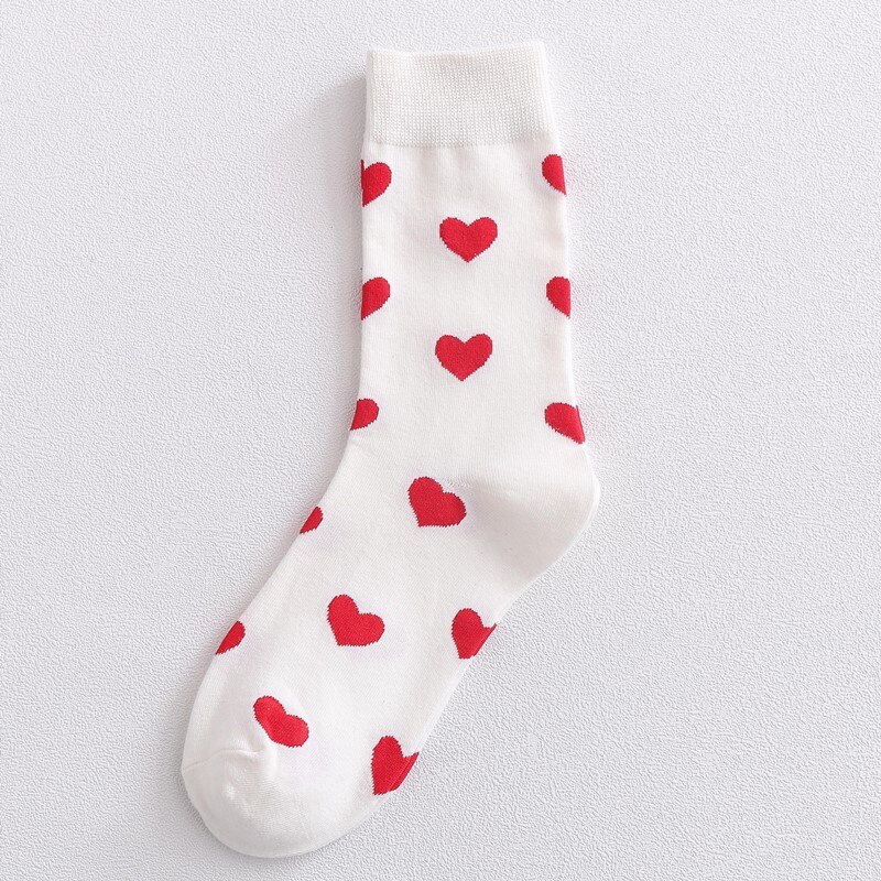 Zomer cartoon watermeloen wortel ei konijn strik pizza kers koekje vrouwen koreaanse versie van sokken straatsokken: 8