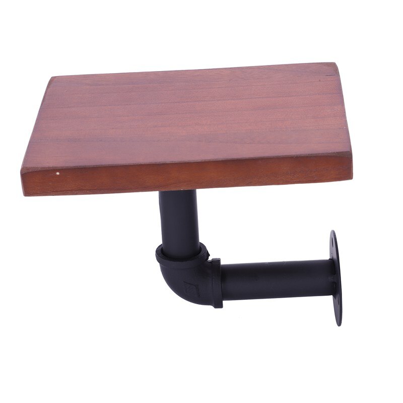 Rétro étagère support étagère étagère Angle étagère support industriel Steampunk Vintage Antique Style pour étagère murale salle de bain étagère Th