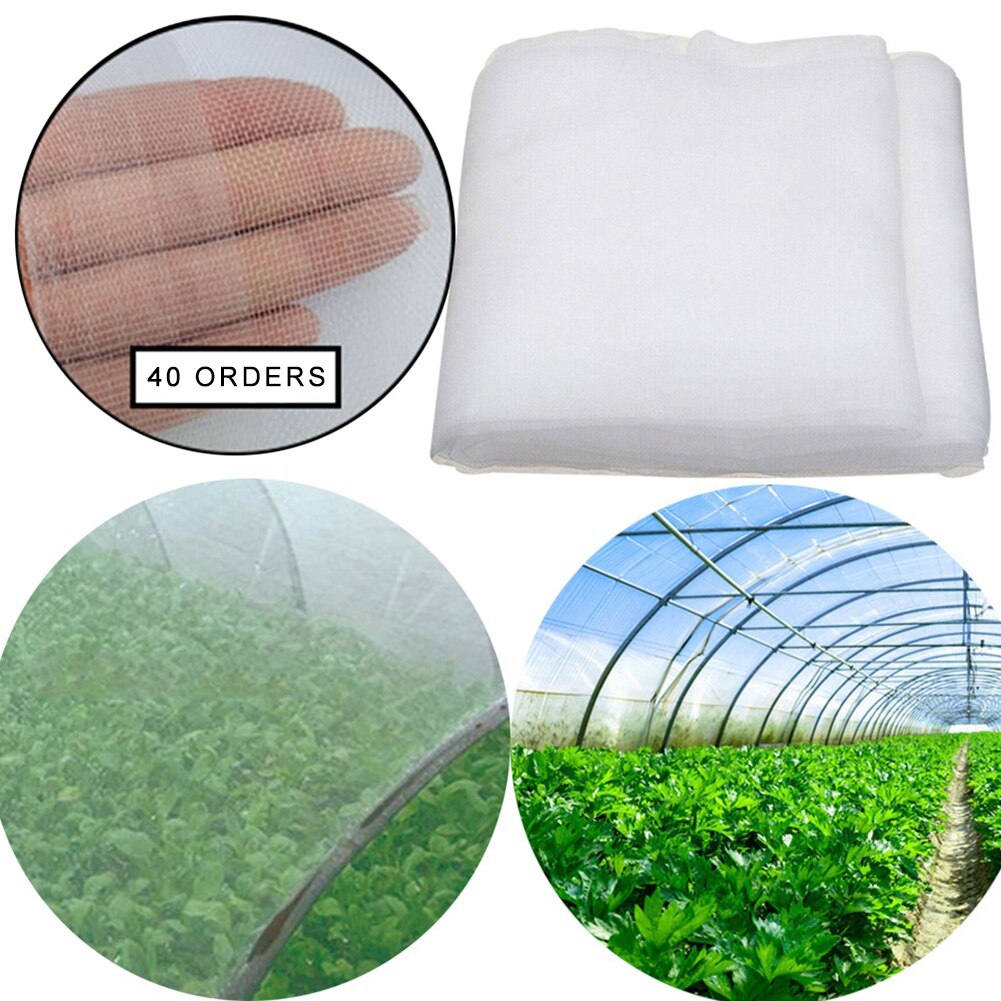 100 Mesh Greenhouse Protective Net Insect Bird Garden Net Garden Netting for Protect Flower Plant Fruits Vegetables