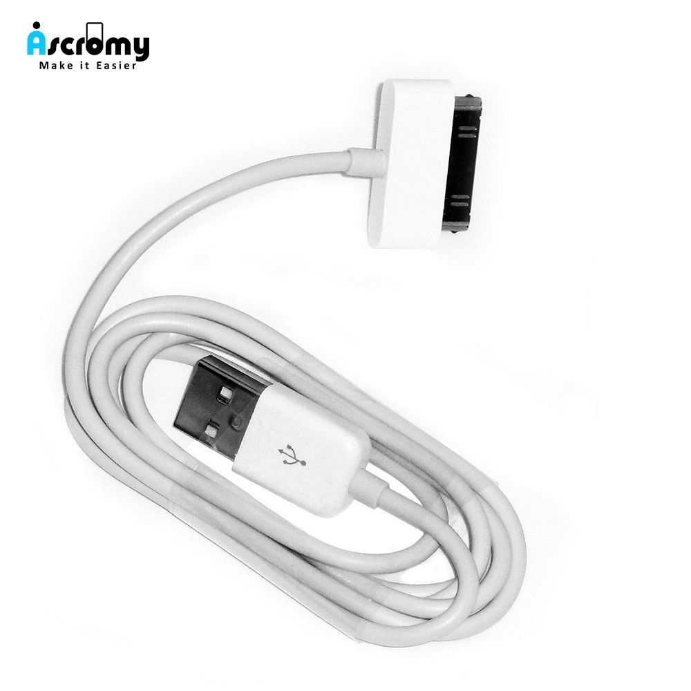 Ascromy Usb Charger Cable Voor iphone 4 4s ipod nano ipad 2 3 iphone 4 s iphone4 iphone 4 s 30 pin 1m cord usb opladen kabel kabel