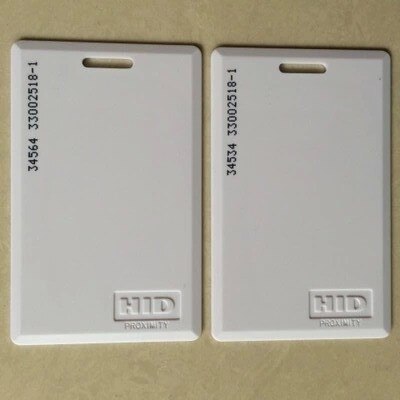 Rewritable RFID Proximity H-ID Thick Pure White Card 125khz HID PROX II Clamshell Card 1Pcs