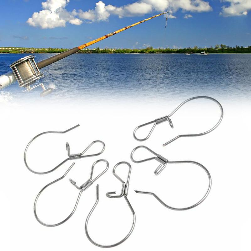 Live Fish Lock Steel Buckle Fishing Tackle Snaps Portable Accessories Q8H7