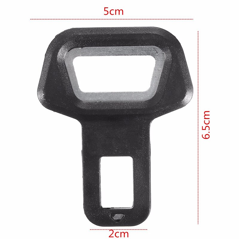 Universal Seat Belt Head Dual-use Car Safety Seat Belt Buckle Bottle Opener Aluminum Alloy: Default Title
