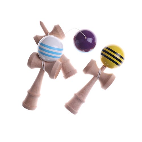 Wooden Kendama Coordinate Ball Kendama Japanese Traditional Juggling Kids Wood Game Balls Bilboquet Wooden Outdoor Sports Toys
