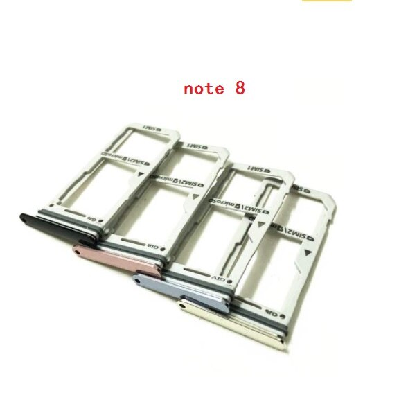 50PCS Sim Card Reader Holder For Samsung Galaxy Note 8 N950 N950FD Sim Card Tray Holder Slot Adapter