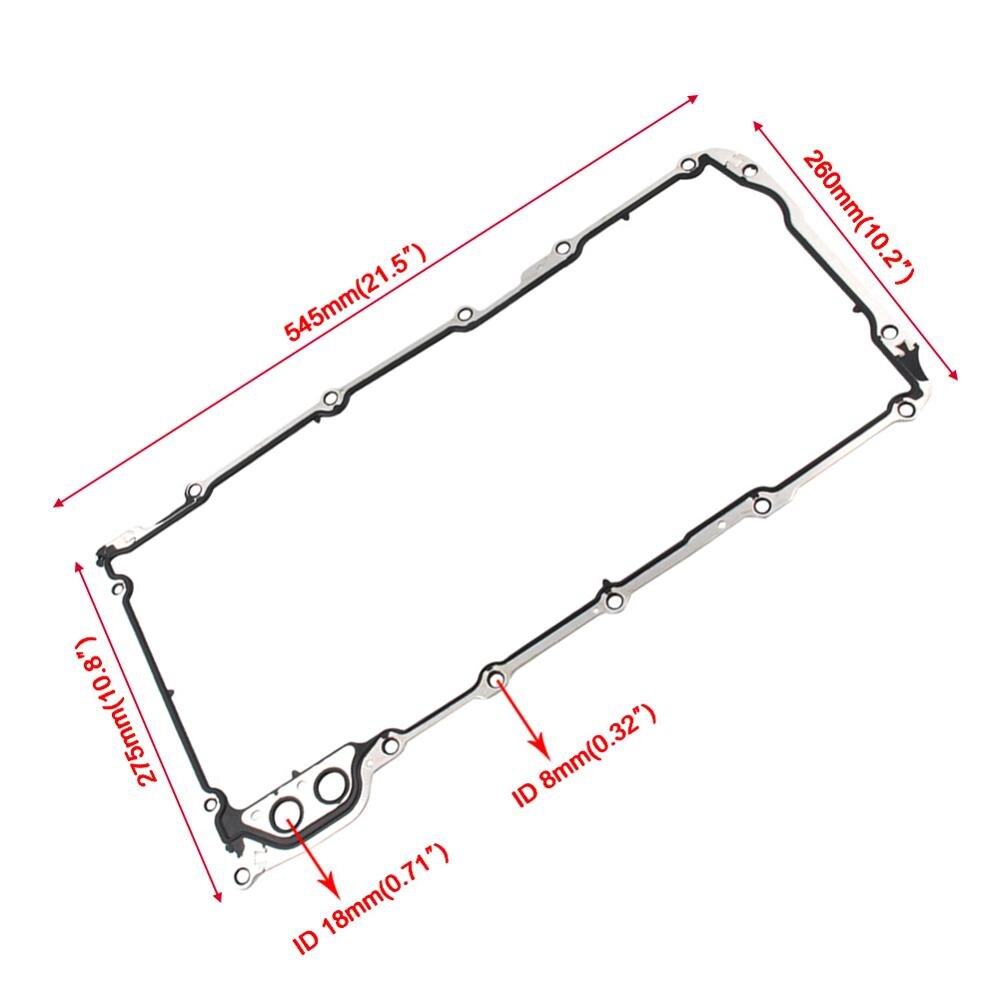 ！！！ Brand And Vehicles Engine Oil Pan Gasket 12612350 For GM Chevrolet Pontiac 5.3 5.7 We accept CSV fast