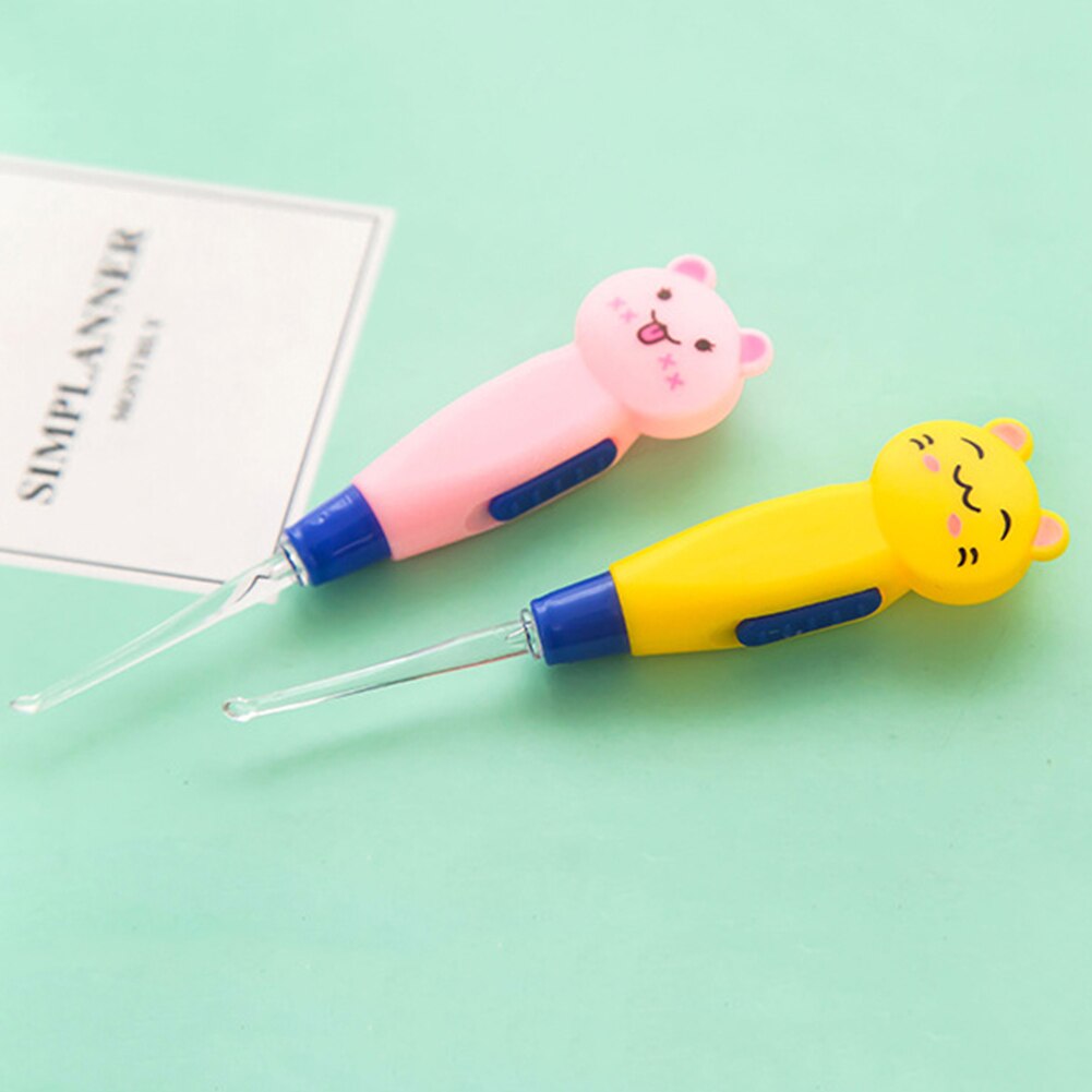 3 Stks/set Kids Baby Led Oor Pick Light Led Dig Flash Licht Oor-Pick Wax Remover Pick Earpick Schoon oren