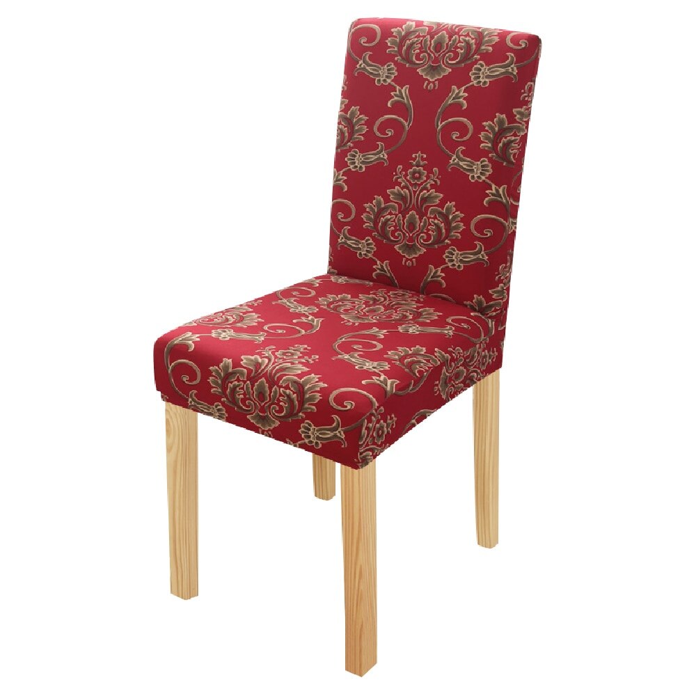 Junijour | moderne udskrivning spisestue komfortabel spandex stretch stol betræk elastisk spisebordsbeskytter til banket hjem: G245141