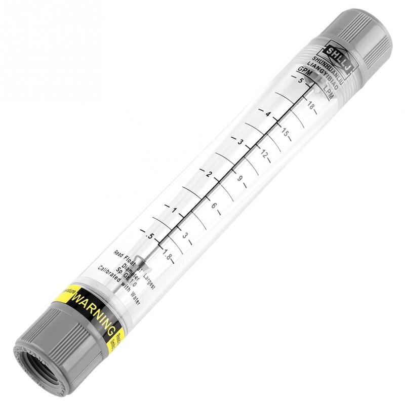 1.8-18 lpm rørtype flowmåler til gas væskerørledning flowmåler 0.5-5 gpm vandflowmåler