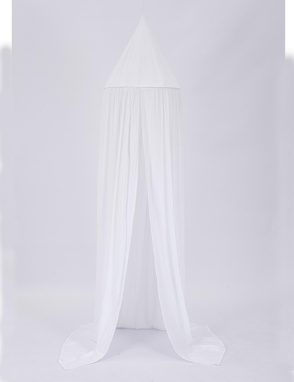 Baby Hung Dome Meisjes Prinses Bed Luifel Tent Gordijn Baby Klamboe Voor Crib Klamboe Beddengoed Room Decor: white