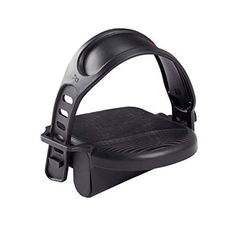 Pédale de vélo large avec sangles, 1 paire, pour exercice, papeterie, à domicile