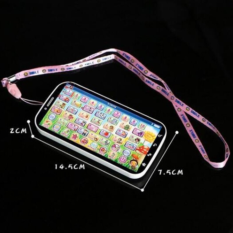 Mobiele Telefoon Touch Screen Baby Speelgoed Voor Kinderen Studenten Educatief Speelgoed 14.5X7.5Cm Wit Leren Machine, kinderen Speelgoed