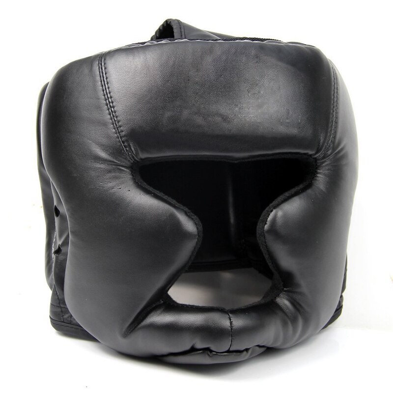 Svart bra huvudbonader huvudskydd utbildning hjälm kick boxning skydd redskap: Default Title