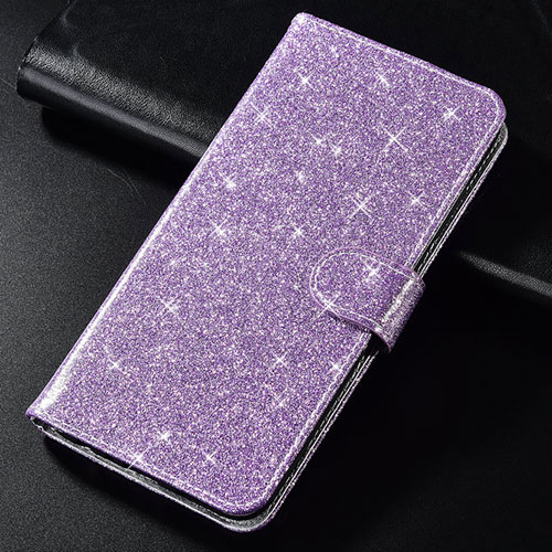 Wallet Cases for Lenovo K6 Power Lenovo K6 Note K6 Luxury Flip PU Case Cover Capa with Card Holder for Lenovo K6 Power Note K6: For Lenovo K6 / Glitter Style-purple