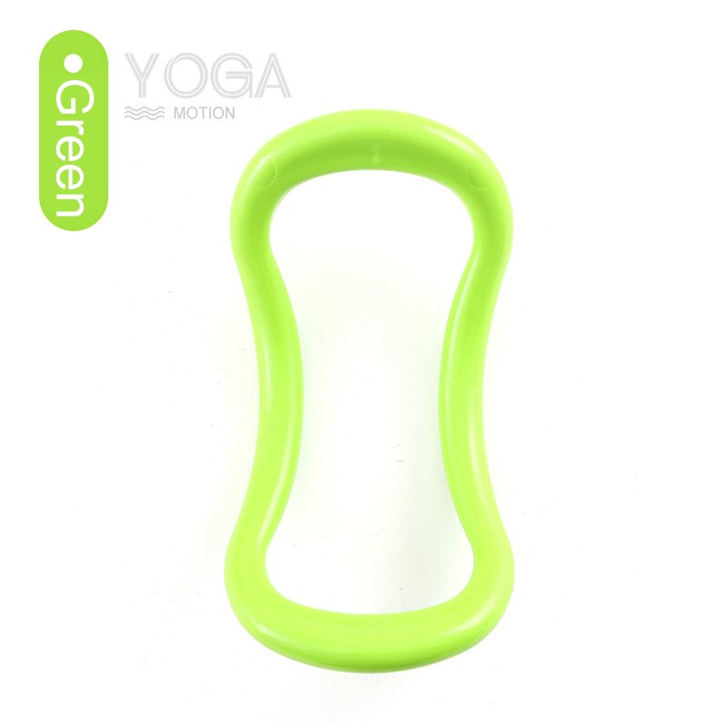 Yoga magiske cirkel kvinder træning gym hjemme sport træning muskel pilates fitness ring tilbehør øvelse: Lysegrøn