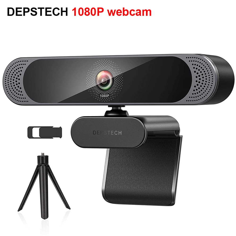 DEPSTECH QHD 1080P Webcam Autofokus mit Lärm abbrechen Mikrofon Netz Kamera für Fenster Mac Video Konferenz Webcam Laptop: Ursprünglich Titel