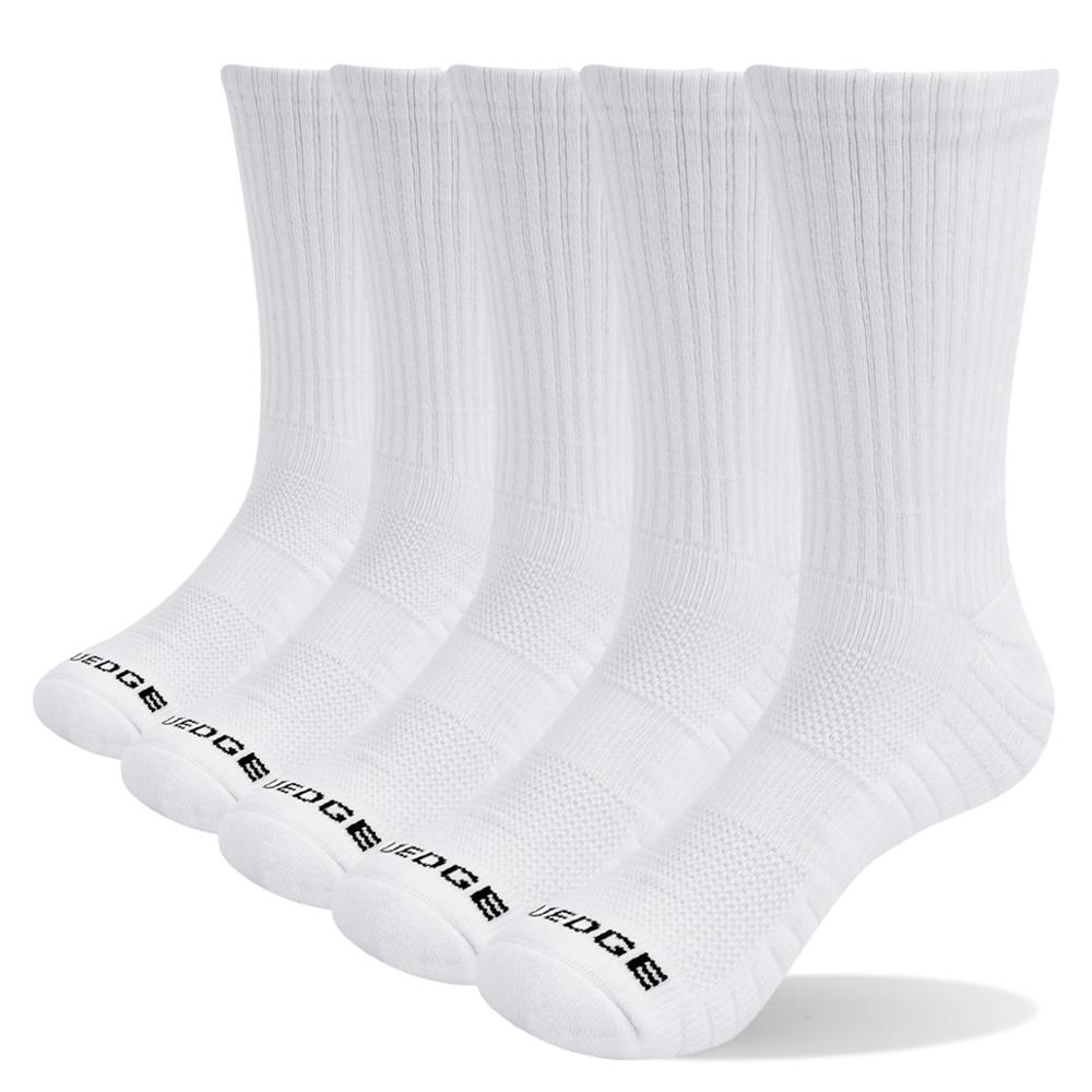 YUEDGE Herren Sportsocken 5 Paar - Baumwolle Atmungsaktiv Gepolstert Für Sport & Alltag