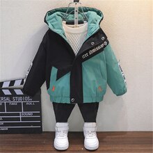 Meninos inverno outwear crianças casual algodão grosso veludo casacos hoodies para o bebê crianças jaquetas quentes da criança outwear outwear para baixo parkas 7y