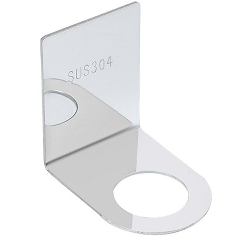 Stainless Steel Wall Mount Soap Shower Gel Dispenser Bottle Holder Self-adhesive Bathroom Organizer Supplies: Large