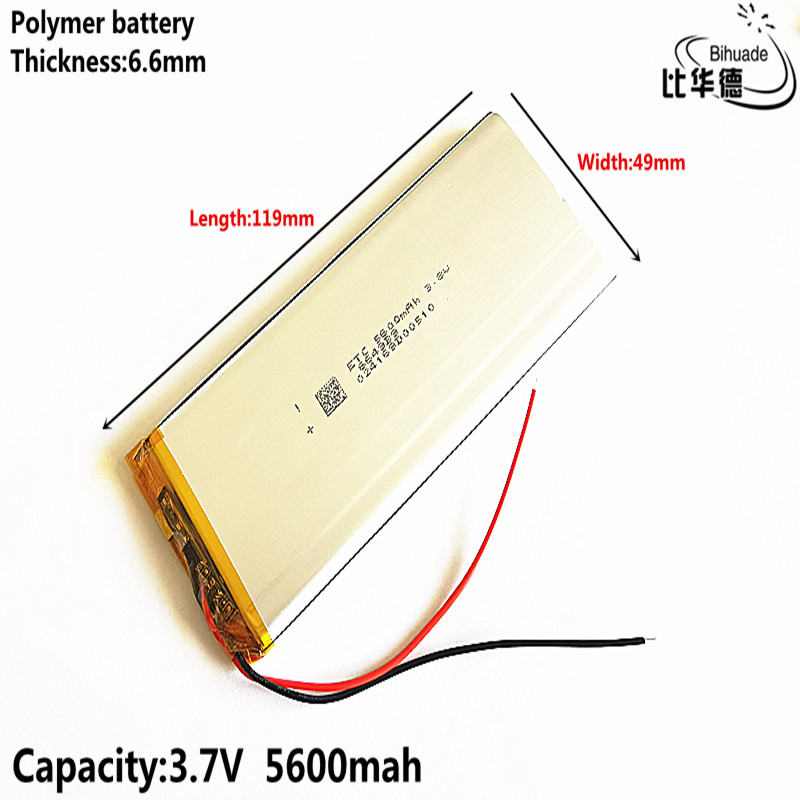 3.7V 5600 Mah Lithium Polymeer Batterij MP3 MP4 Navigatie-instrumenten Klein Speelgoed En Andere Producten Universele Accu