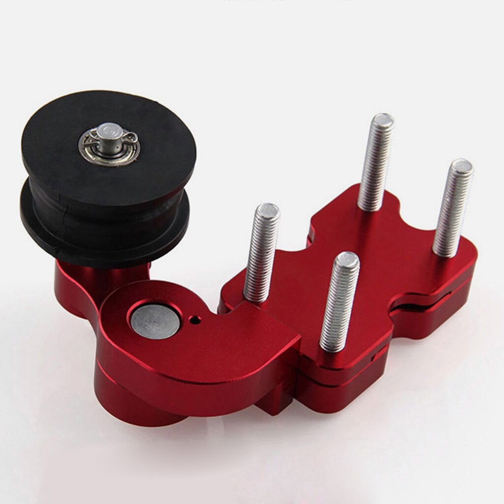 1 Set Aluminum Alloy Motorcycle Bike Adjustable Chain Tensioner, Automatic Regulator, 52mm Dia.
