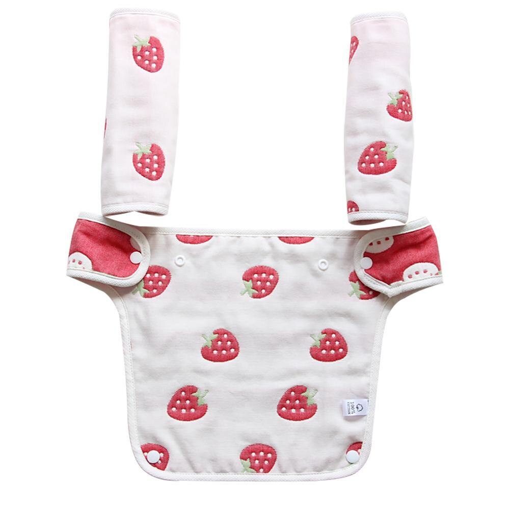 3 teile/satz Baby Taille Hocker Sabbern Zahnen Reversible Baumwolle Pad Multi-funktion Baby Strap Abendessen Bib: gf0171104