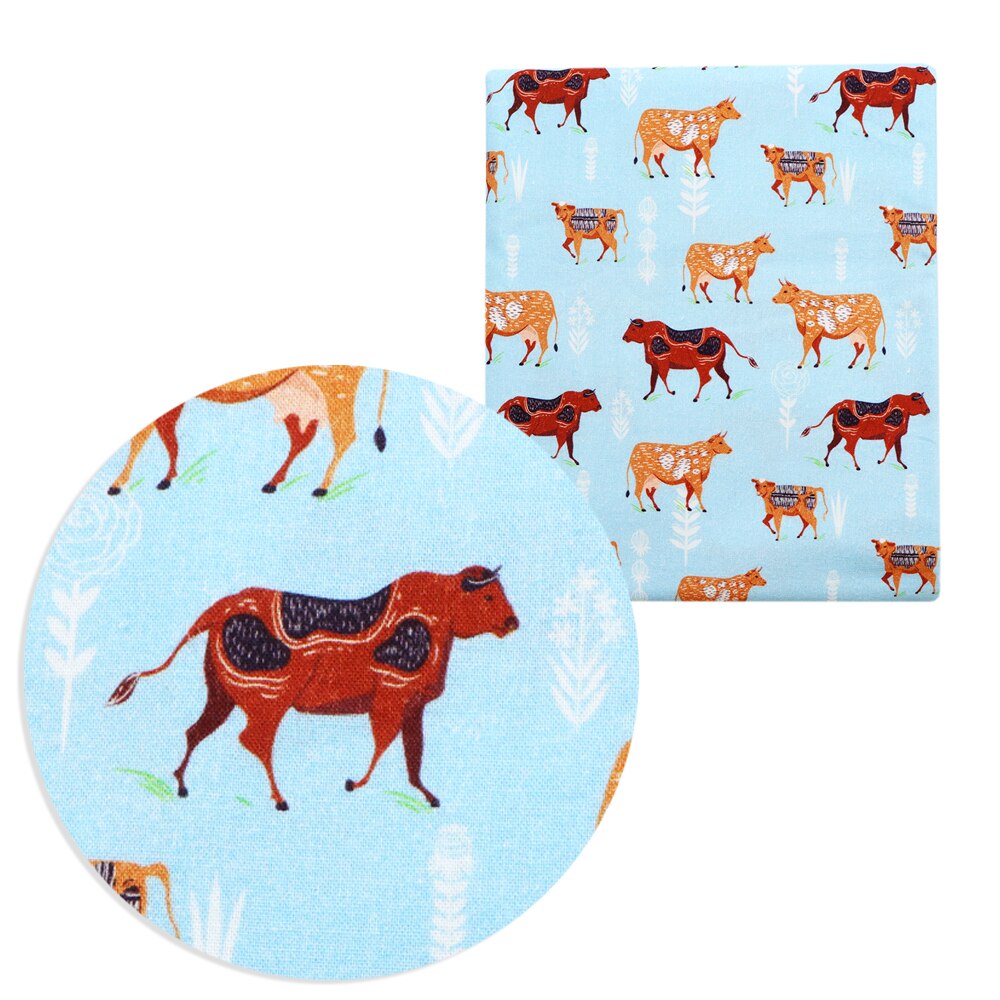 50*145cm Cow Series 100% Cotton Fabric Patchwork Sewing Quilting Fabrics Needlework For Tissue DIY Cloth Sewing Dress,1Yc17436: 1095432