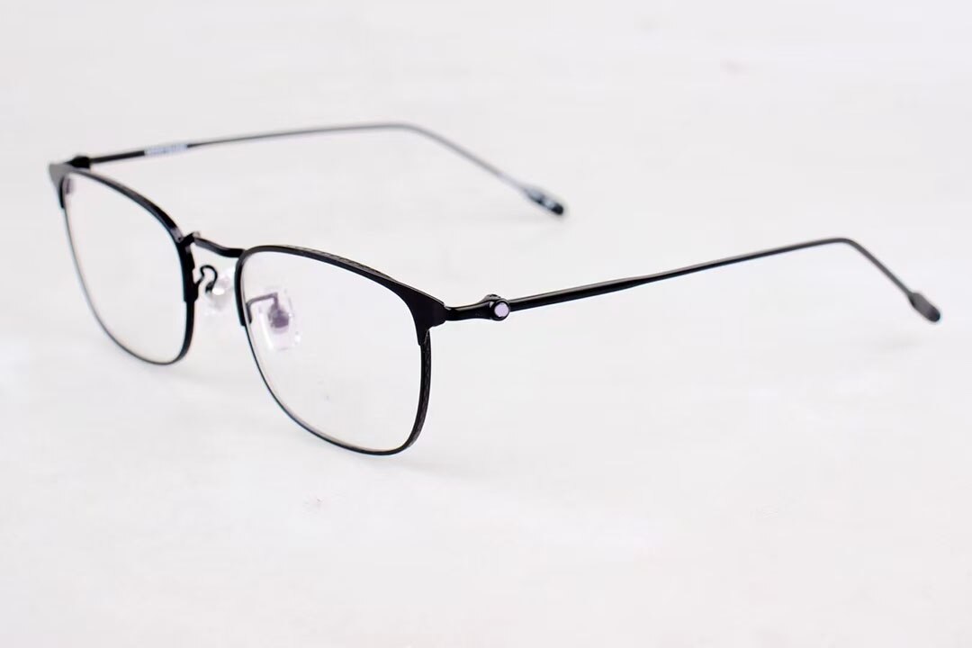Monture de lunettes de vue carrée très légère, nouvel arrivage, , , MB0192O: Black