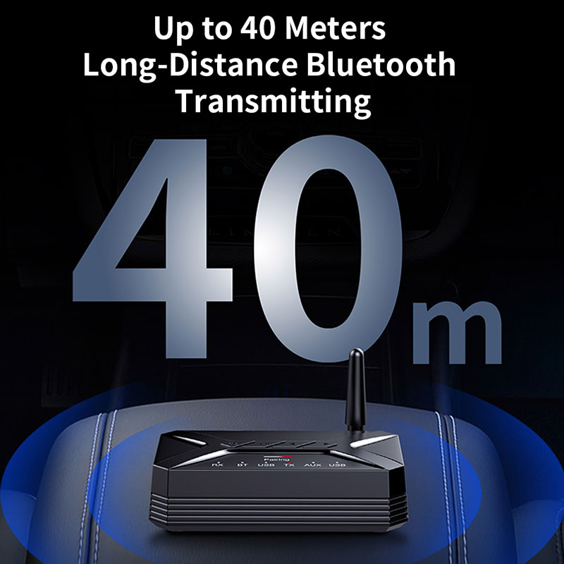 5.0 Audio-ontvanger Adapter 3,5 mm AUX-aansluiting HD Geluid RCA Extra USB-schijf Draadloze stereozender met antenne Bluetooth