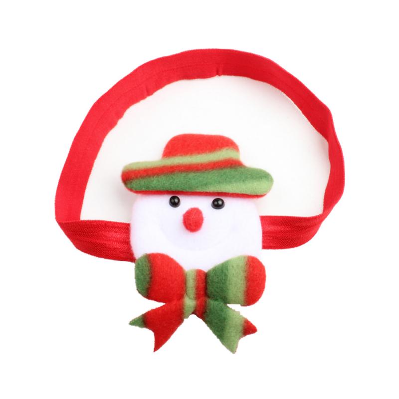 Crianças banda de cabelo do bebê banda de cabelo dos desenhos animados elasticidade não dói cabelo papai noel natal acessórios para o cabelo turbante presente