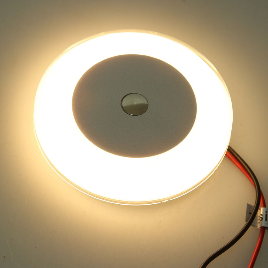 LED Boat Vehicle Interior Roof Ceiling Dome Light Dimmable Warm White Lamp