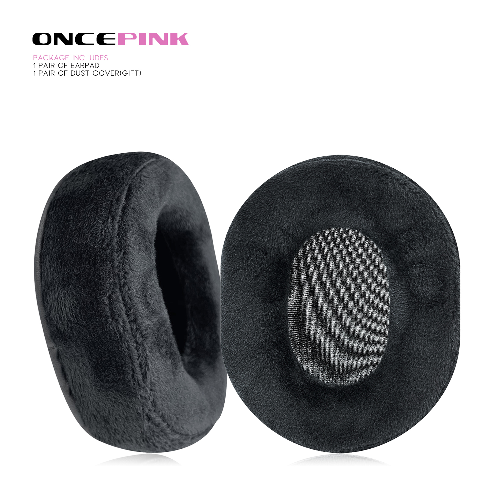Almohadillas de repuesto Oncepink para auriculares Taotronics Soundsurge 85 90, almohadillas gruesas, orejeras: Dim gris