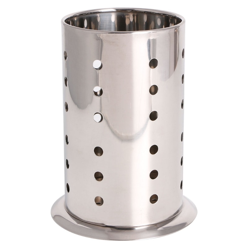 Soporte de cubiertos colgante de acero inoxidable, escurridor, cuchara, tenedor, palillos, cesta de almacenamiento, estante, accesorios de cocina, organizador de herramientas: 02