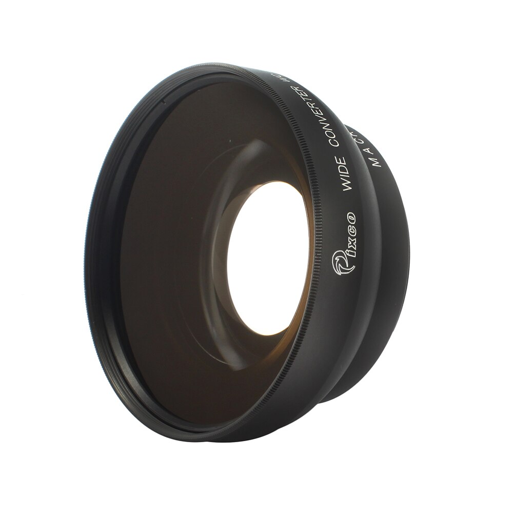 Venes 52mm 0.45X Super Wide Angle Lens w/ Macro For Canon Nikon For Pentax Sony For Panasonic (Black)