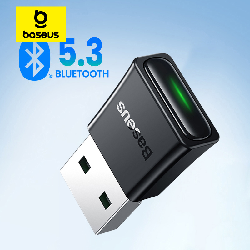 USB Bluetooth 5.3-adapter voor Meerdere Apparaten, Lange Afstand Draadloze Bluetooth-dongle/zender-ontvanger voor Pc-laptop, voor Headset Luidspreker Toetsenbord Muis Printer